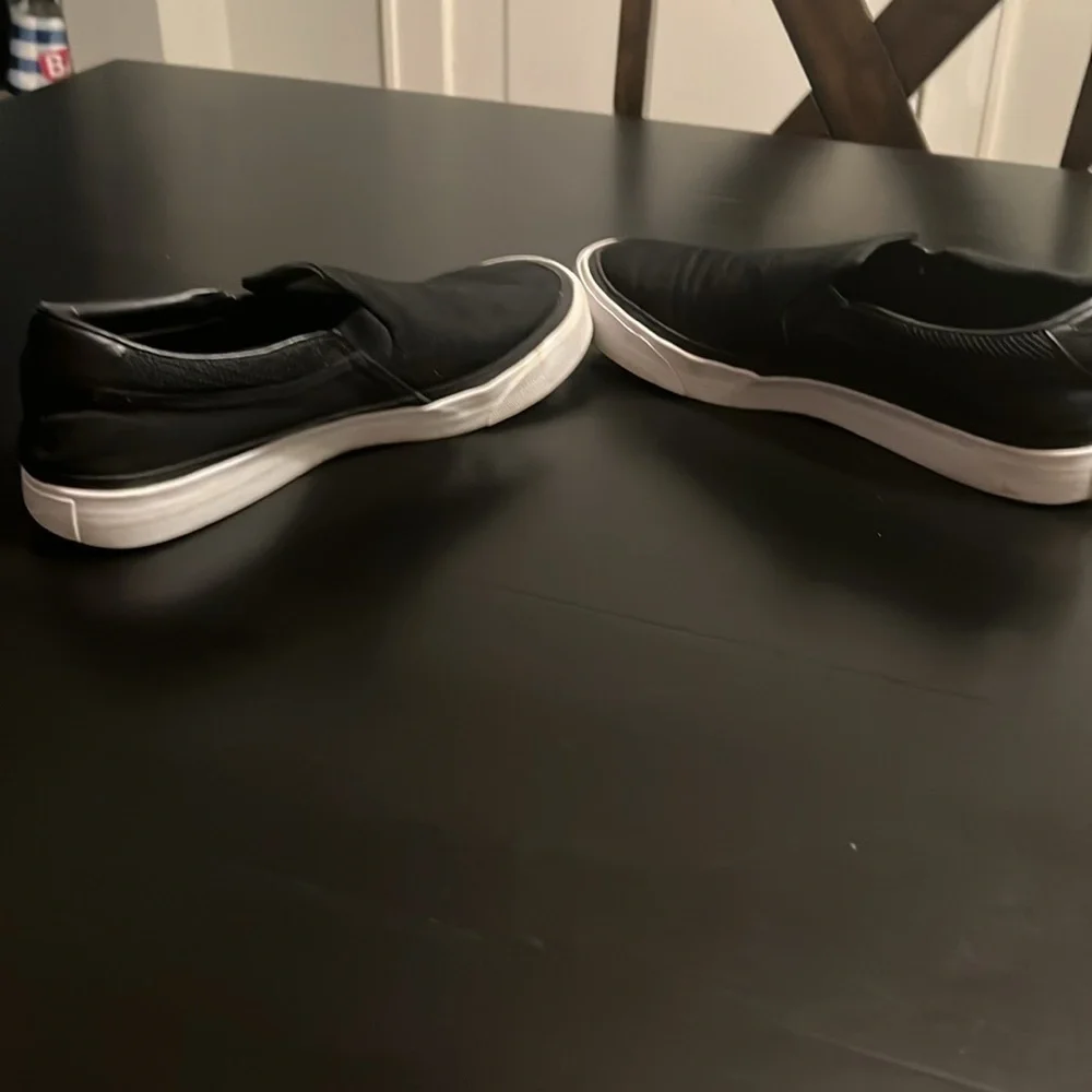 Nike Womens Court‎ Royale AC Canvas Slip On Shoes Black White 11